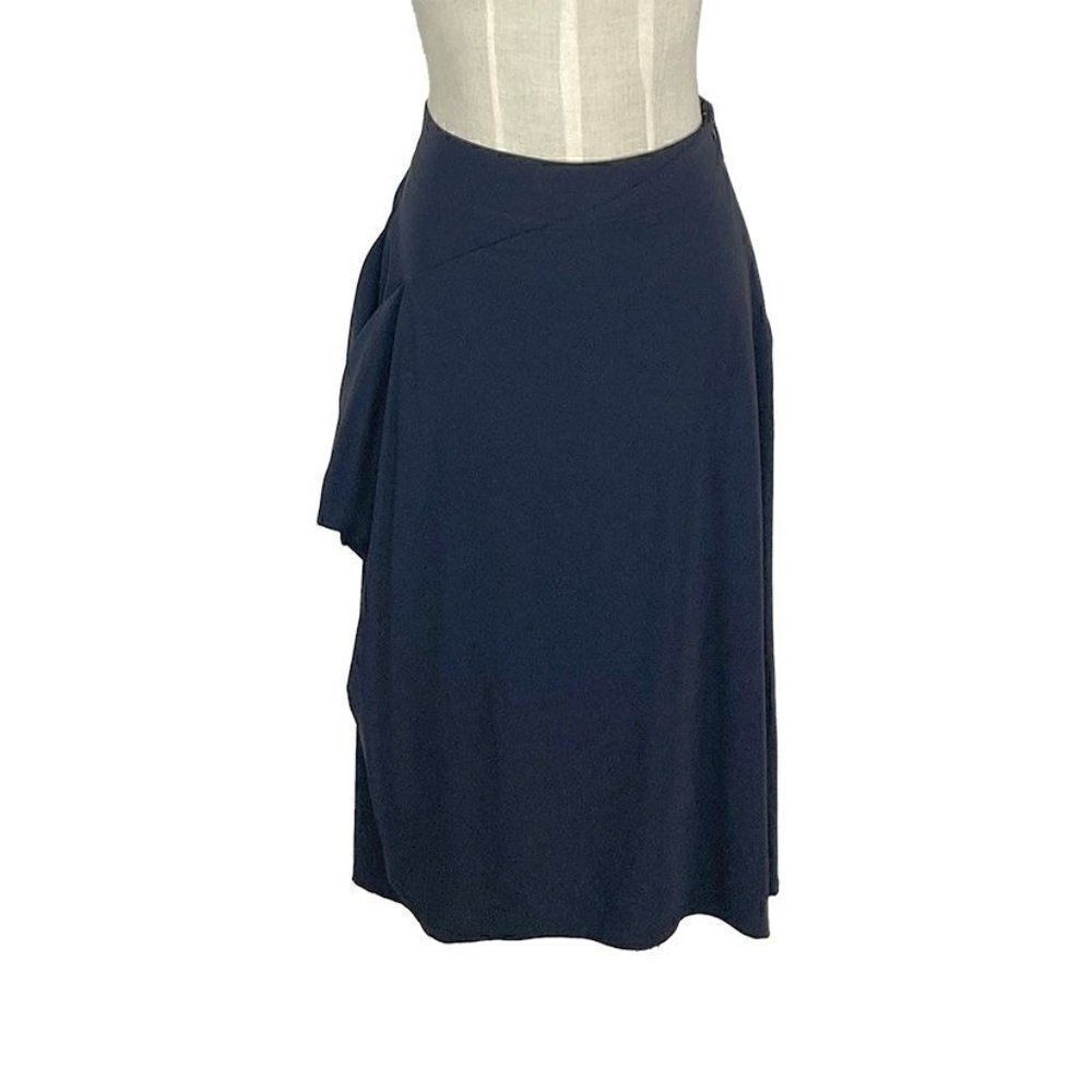 EDW Every Day Wear by Spirithouse XS Midnight Black Midi Skirt Art To Wear